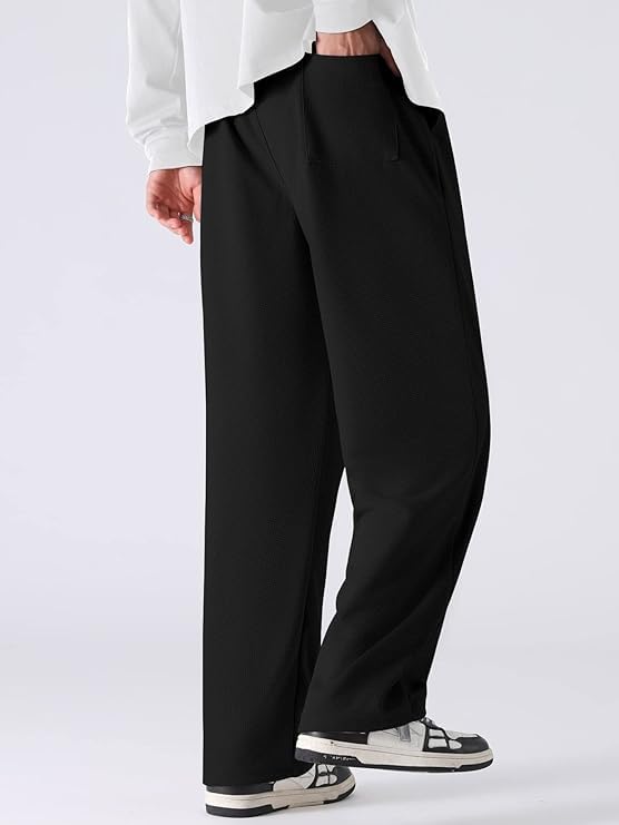 Image of GRECIILOOKS Men's Loose Mid Rise Regular | Sports Stylish Track Pant | Trouser (Available in Plus Size)