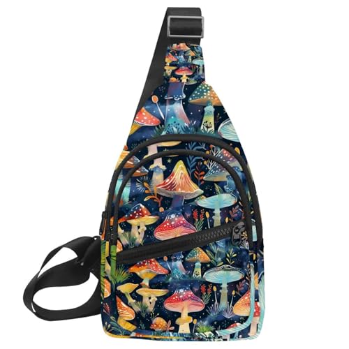 Sac à dos à bandoulière champignon pour courir et voyager les mains libres