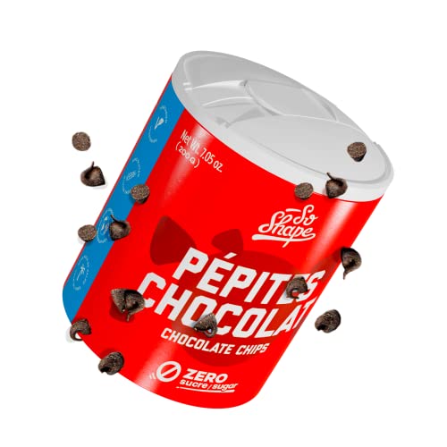 So Shape, Pépites de Chocolat, Chocolat noir, 0 sucre, 200g Cover
