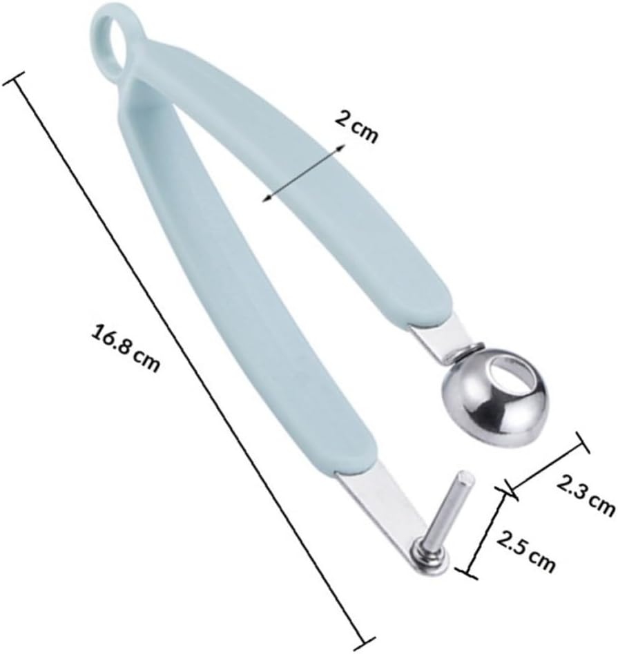 2Pcs Cherry Pitter and Dates Corer Fruit Tool Stainless Steel