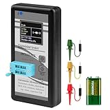 Transistor Tester LCR Meter, Aideepen Mosfet Transistor,Capacitor Tester ESR Meter for NPN PNP Transistor Diode Resistor Inductor Capacitance MOS SCR LCR ESR Automatic Checker Detector