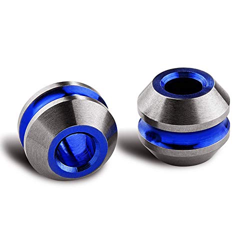 TI-EDC Titanium Paracord Lanyard Beads Compatible for 550 Paracord Bracelet Lanyard Keychain DIY EDC Accessories Making Supplies Pack of 2