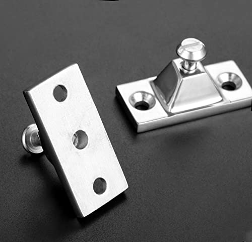 Pair Of Marine Grade 316 Stainless Steel Side Mount Deck Hinge ，Pyramid-Shape Base For Bimini Tops Screws Hardware Fittings Marine Kayak Canoe Boat Cover Bimini Sprayhood Hardware Accessories #TOP1