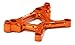Integy RC Model BAJ353ORANGE Billet Machined T5 Front Shock Tower for HPI Baja 5B, 5T & 5SC