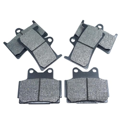 Front Rear Brake Pads Set Compatible With Yamaha FZS600(Fron