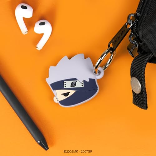 Funda AirTag Naruto Kakashi iFace de silicona con mosquetón resistente 4