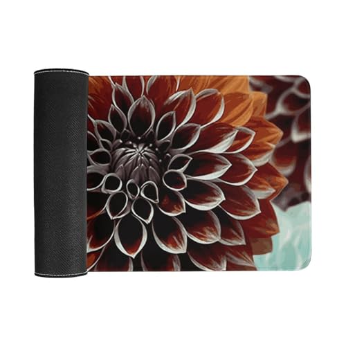 Alfombrilla de escritorio Dahlia Flower tamaño grande miniatura 3