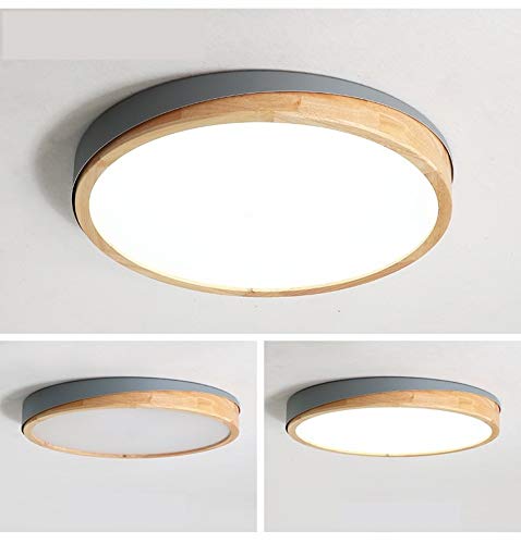 Preisvergleich Produktbild Badezimmerlampe Flur Energie Schlafzimmer Wohnzimmer Glühbirne Küche LEDGraue runde Deckenleuchte neutrales Licht