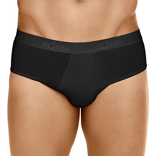 Kit 3 Cuecas Zorba Slip Modal 688 Preto - M