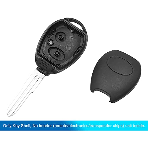Coque de rechange pour télécommande Land Rover Discovery avec 2 boutons boîtier clé - 4