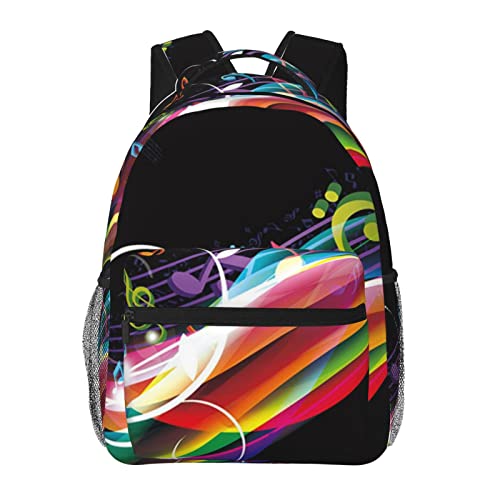 Sac à dos grande capacité noir avec port USB pour voyage et cours