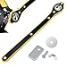 QISF 3Pcs Car Jack Wrench Set, 360° Swivel Labor-Saving Car Jack Ratchet Wrench Cross-shaped Hex-shaped Rhombus-shaped with Long Handle, Scissor Jack Lift Speed Handle Tool for Travel, Van, SUV & More