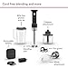 KitchenAid Go Cordless Hand Blender with Accessories - battery included, KHBRV75, Black Matte