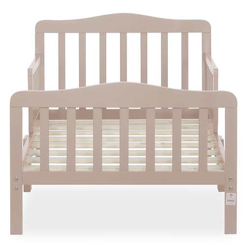 Image of Dream On Me Classic Design Toddler Bed, GREENGUARD Gold, Almond Butter