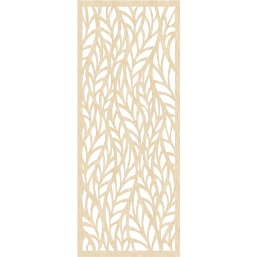 Image of Ortonville Decorative Pierced Fretwork Wood Wall Panels, 29 3 /8 inchW x 74 3 /8 inchH x 3 /8 inchT, Birch