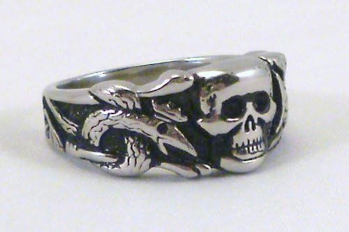 German WWII Waffen SS Elite Soldiers Ring Reproduction Sz 9.5