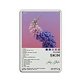 FABIVA Flume Poster Skin Album Cover Poster Blechschild Vintage Metall Pub Club Cafe Bar Home Wandkunst Dekoration Poster Retro 20 x 30 cm