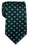 Retreez Classic Polka Dots Woven Microfiber Men's Tie - Various Colors