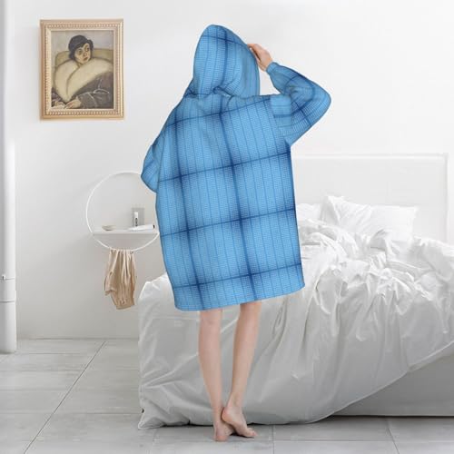 Sweat couverture binaire bleu pour des soirées programmation au chaud