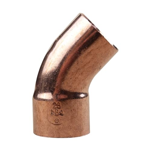 IBP Bänninger - Raccordo rame a saldare - Gomito rame a saldare MF 45° - Ø28