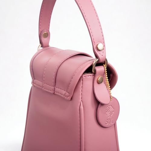 Image of SACCI MUCCI Women's Small Handbag /Cross-Body Phone Bag - Stylish PU Leather Mobile Purse with Adjustable Strap