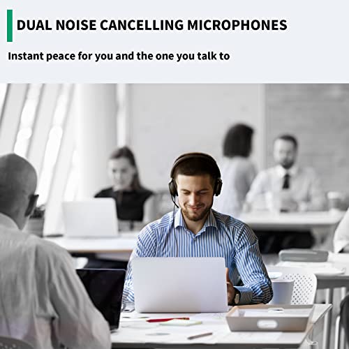Yealink Usb Headset Uh38, Wired Softphone Headset Teams Certified With Microphone,In Line Controls Built In Bluetooth, Connect To Pc/Laptop/Mac/Tablet/Cell Phone (Usb-A) #TOP3