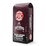 Black Cherry Bourbon Infused Coffee | Non-Alcoholic | Made by Fire Department Coffee | 12 oz Whole B