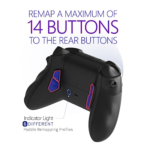 HEXGAMING Ultra X Wireless Controller for Xbox Series X & S, for Windows 7/8/10-4 Back Buttons - Adjustable Triggers - Interchangeable Thumbsticks - 6 Profiles - Chaos Purple by HEXGAMING - Image 4