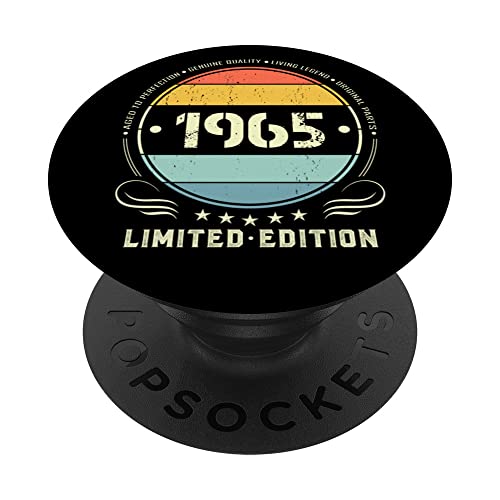1965 edición limitada 1965 cumpleaños Popsocket para mujeres y hombres PopSockets PopGrip Intercambiable
