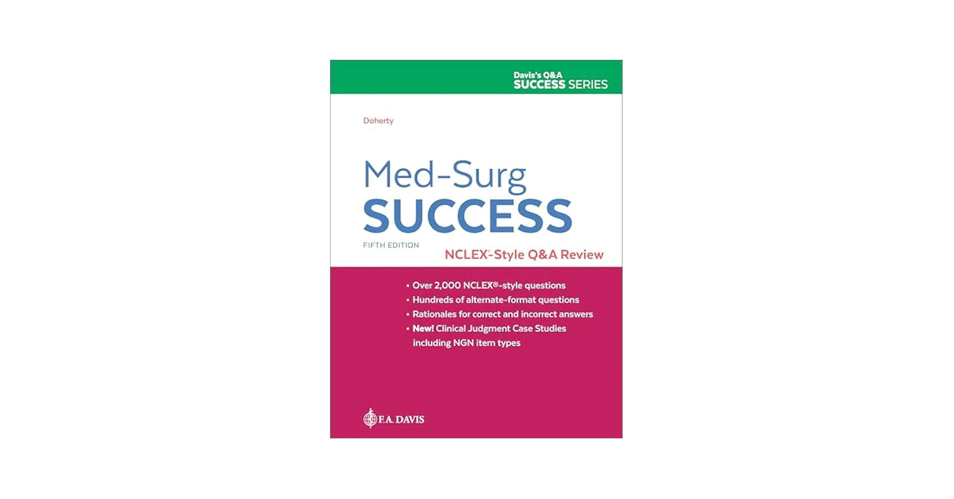 希少本　Pearson New International Edition Med-Surg Success: NCLEX-Style Q&A Review: 9781719649735