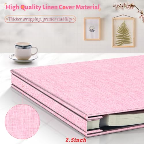 Image of Artfeel Photo Album Self Adhesive Scrapbook,120 Pages Large Photo Book for 4x6,5x7,8x10 Pictures,DIY Album for Baby Wedding Family Travel Birthday,with Metallic Pen and Scraper