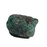Behandlung: Keine GEMHUB 15,50 Karat zertifizierter natürlicher grüner Smaragd Fuchsite-roher roher loser Edelstein für Kraut