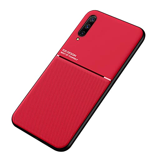 Kepuch Mowen Case Capas Placa de Metal Embutida para Samsung Galaxy A50/A30S/A50S - Vermelho