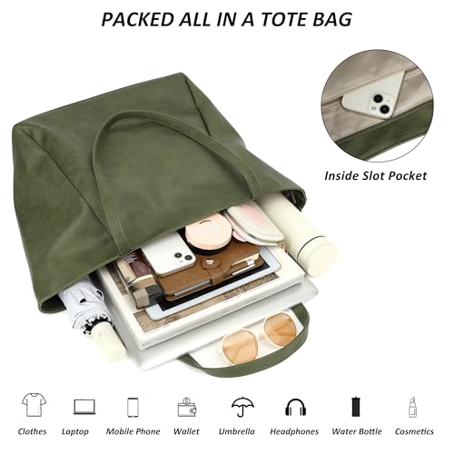 Image of TANTOMI Tote Purse for Women Large Shoulder Bag for Work Travel Purse and Handbags Weekender Bag with Zipper