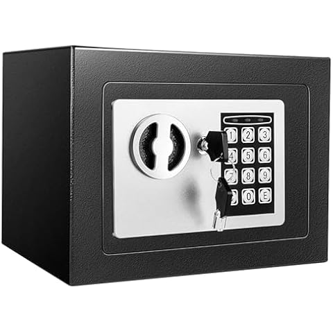 SINZUX 4.6L Digital Steel Safe Box Cover