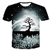Produktbild Kurzarm Sommer 3D Drucken Casual Paar T-Shirt Herren Kunst Kurzarm Sport Fitness-60090, S.