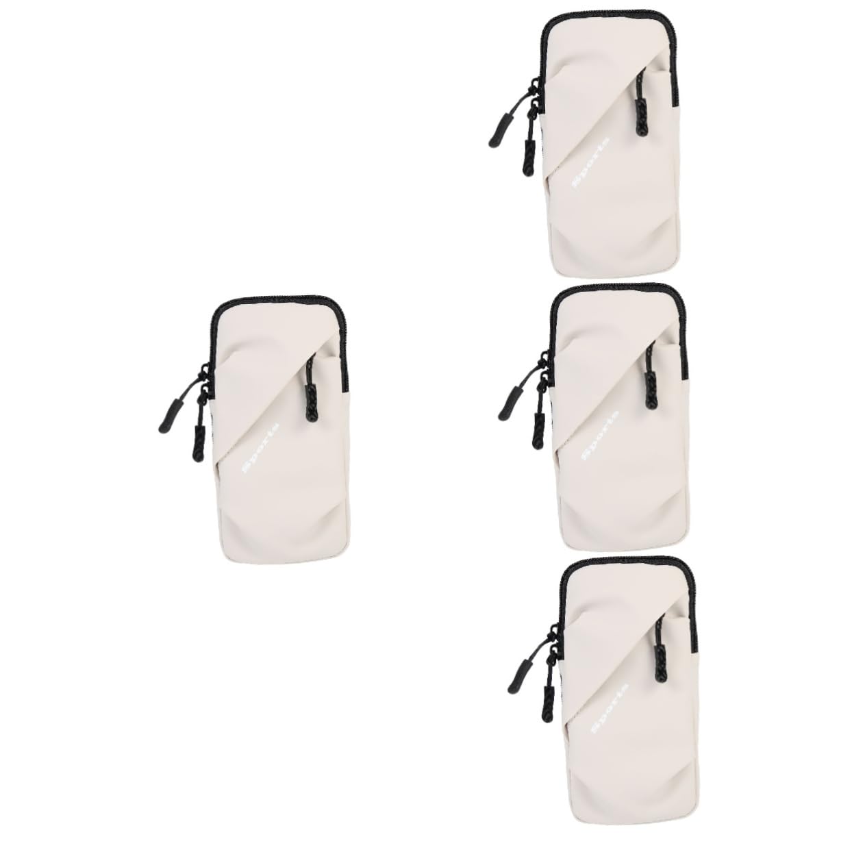 Housoutil 4 Fundas para El Brazo para Teléfono Móvil Ideales para Actividades al Aire Correr Hacer Ejercicio.
