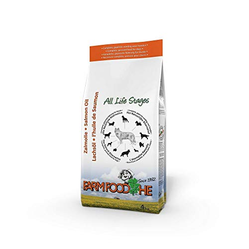 Farm Food HE Scottish Salmon Oil Dry Dog Food - Natural Cold Pressed Dog Food for Every Life Stage Working Puppy/Adult/Senior Raw Dog Food Alternative - 4kg