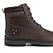 Athlefit Casual Men's Hiking Boots Fashion Brown Combat Boots Lace up Low Heel Comfortable Ankle Booties Size 13