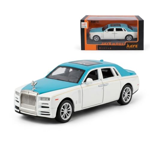 Image of Rolls-Royce Phantom Luxury Sedan 1:36 Scale Die-Cast Metal Car Model - Openable Doors Pull-Back Alloy Collectible Toy Car