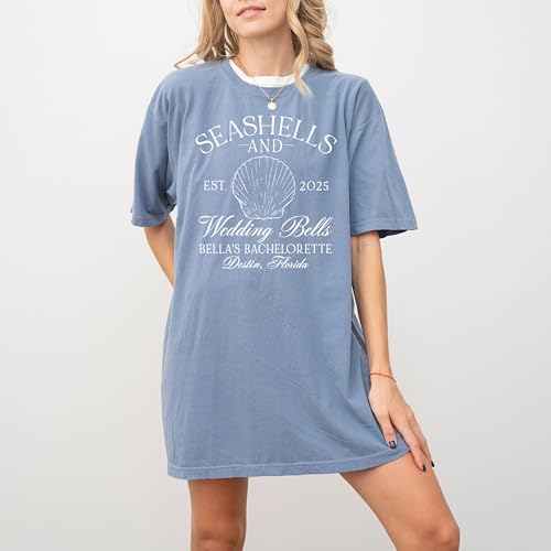 Custom Bachelorette Party Shirts - Matching Bridal Party Shirts - Gifts for Bach - Beach, Nautical, Coastal, Destination Trip4