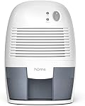 hOmeLabs Small Dehumidifier for 1200 cu ft (150 sq ft) Bathroom or Closet - 16 oz Capacity Mini Quiet Safe Compact Thermoelectric Energy Efficient Dehumidifier - Auto Shut Off