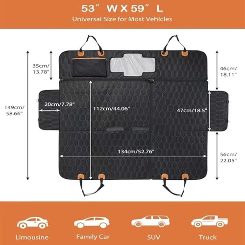 Housse pour chien de voiture Alfa Romeo Giulietta imperméable pour sorties - 4