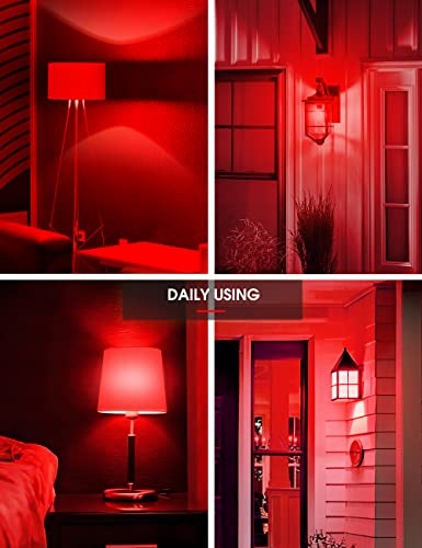 Image of L LOHAS LED Red LED Light Bulbs for Christmas Decoration