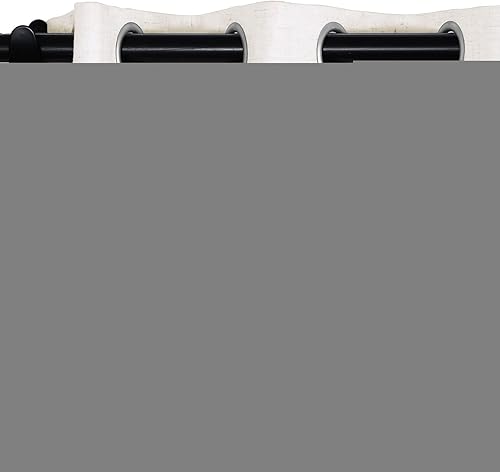 Miniatura 68 de Fcosie Cortinas 100% opacas de 84 pulgadas de largo, cortinas texturizadas de lino con aislamiento térmico, panel de cortina con ojales en la parte