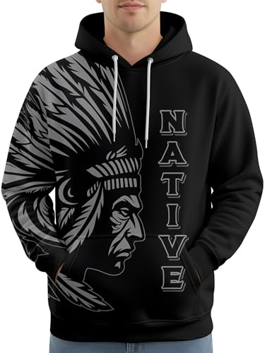 Image of PAGYMO Graphic Hoodies for Men Funny Novelty Pullover Hooded Sweatshirt | Funny 3D print, cool novelty design, colorful pattern, mens graphic pullover hoodie, sarcastic style, funky winter fashion