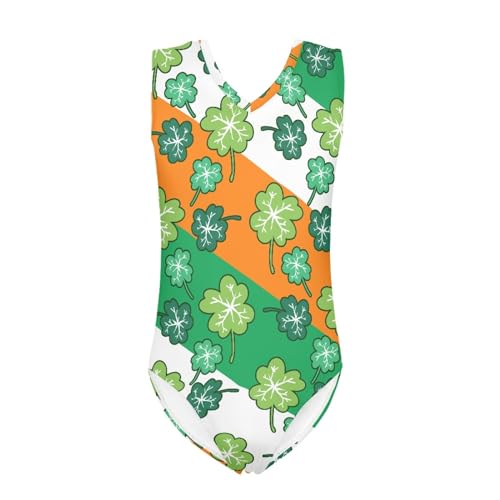 UNICEU Girls Beachwear Bathing Suits One Piece Sleeveless Leotards for Dance, Quick Dry Swimwear Body Suits