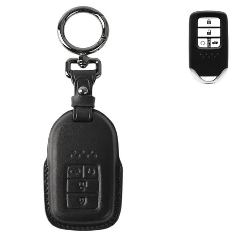 para Llave de Coche Funda para Llave de Coche para Accord, para Odyssey, para Pilot, para Fit para Civic(Black)