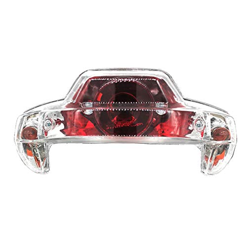 one by Camamoto feu arrière Compatible avec (cod 77204328 Complet cabochon Transparent Compatible avec MBK Booster Spirit de 1999-2000-2001-2002-2003)