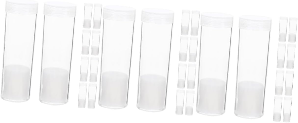 Gadpiparty 3sets 10pcs Clear Coin Tubes Coin Storage Holders for Quarter Collectors with Excellent Craftsmanship 10pcs*3